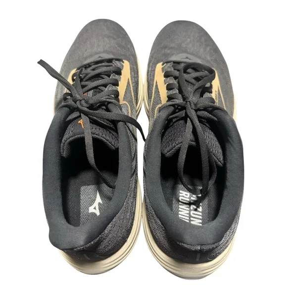 Mizuno Wave Rider 29 Men's Athletic Road Running Shoe Grey Orange Size 12.5 - Picture 6 of 8